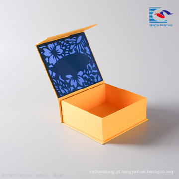 caixa de dobramento magnética do presente magnético feito sob encomenda diferente do empacotamento luxuoso do cartão do projeto